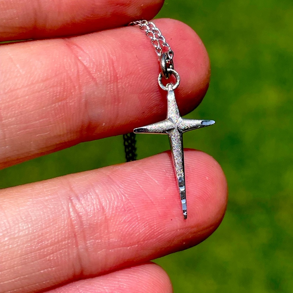 Sterling Silver Cross Necklace